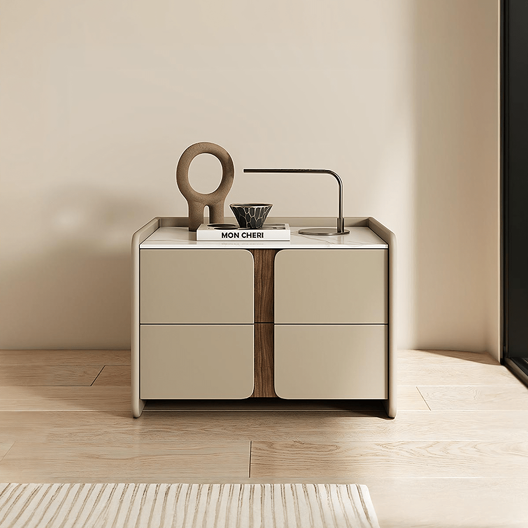 Noa Antique Bedside Table - Miola