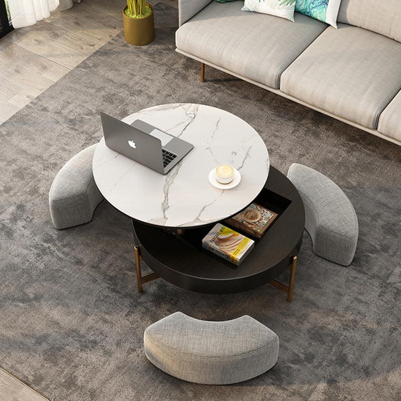 Josiah Round Lift - Top Coffee Table - Miola