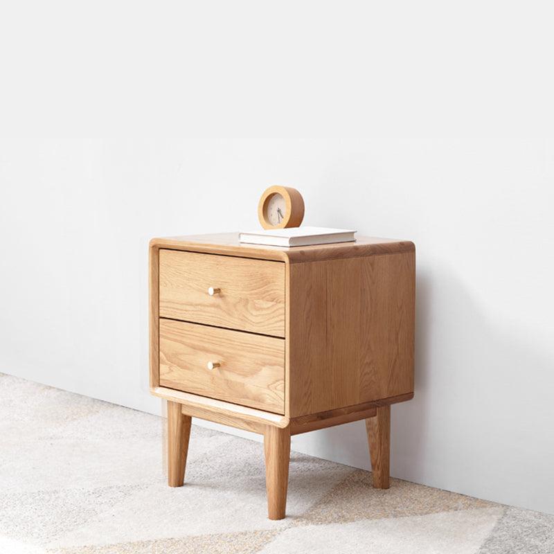 Arde Bedside Table, Wood - Miola