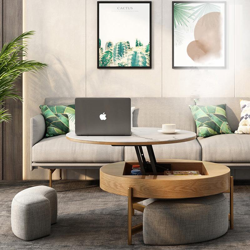Josiah Round Lift - Top Coffee Table - Miola