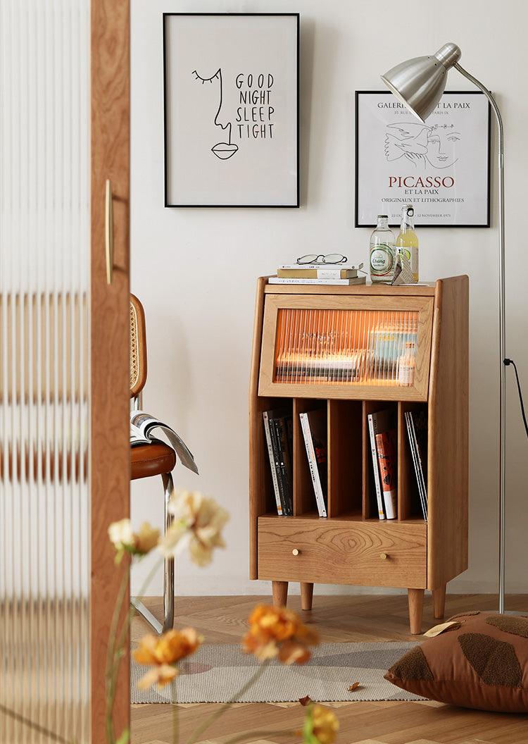 Dorilla Bedside Table, Oak, Side Table - Miola