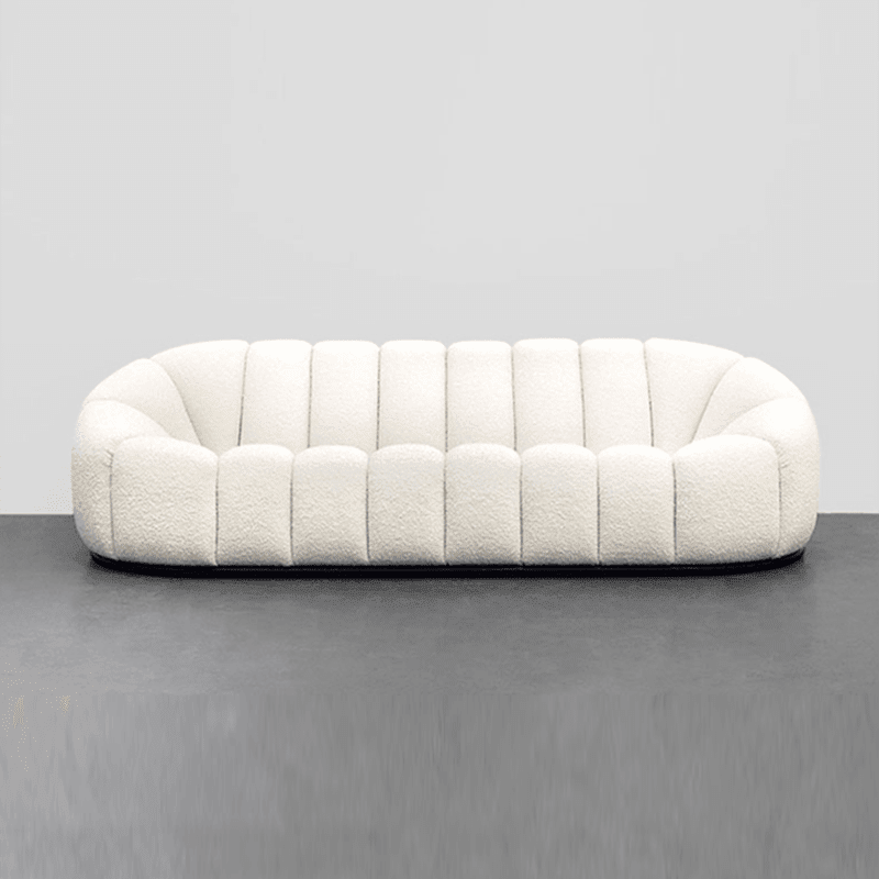 Arsav Pumpkin Three Seater Sofa, Boucle - Miola