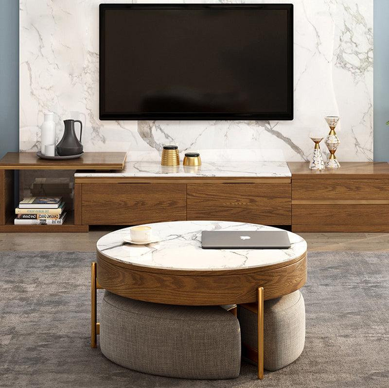 Josiah Round Lift - Top Coffee Table - Miola