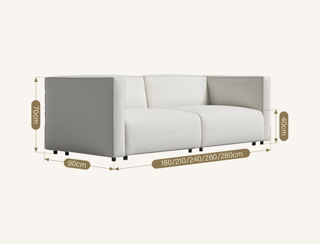 Oakland Two Seater Sofa, Modular Sofa - Miola
