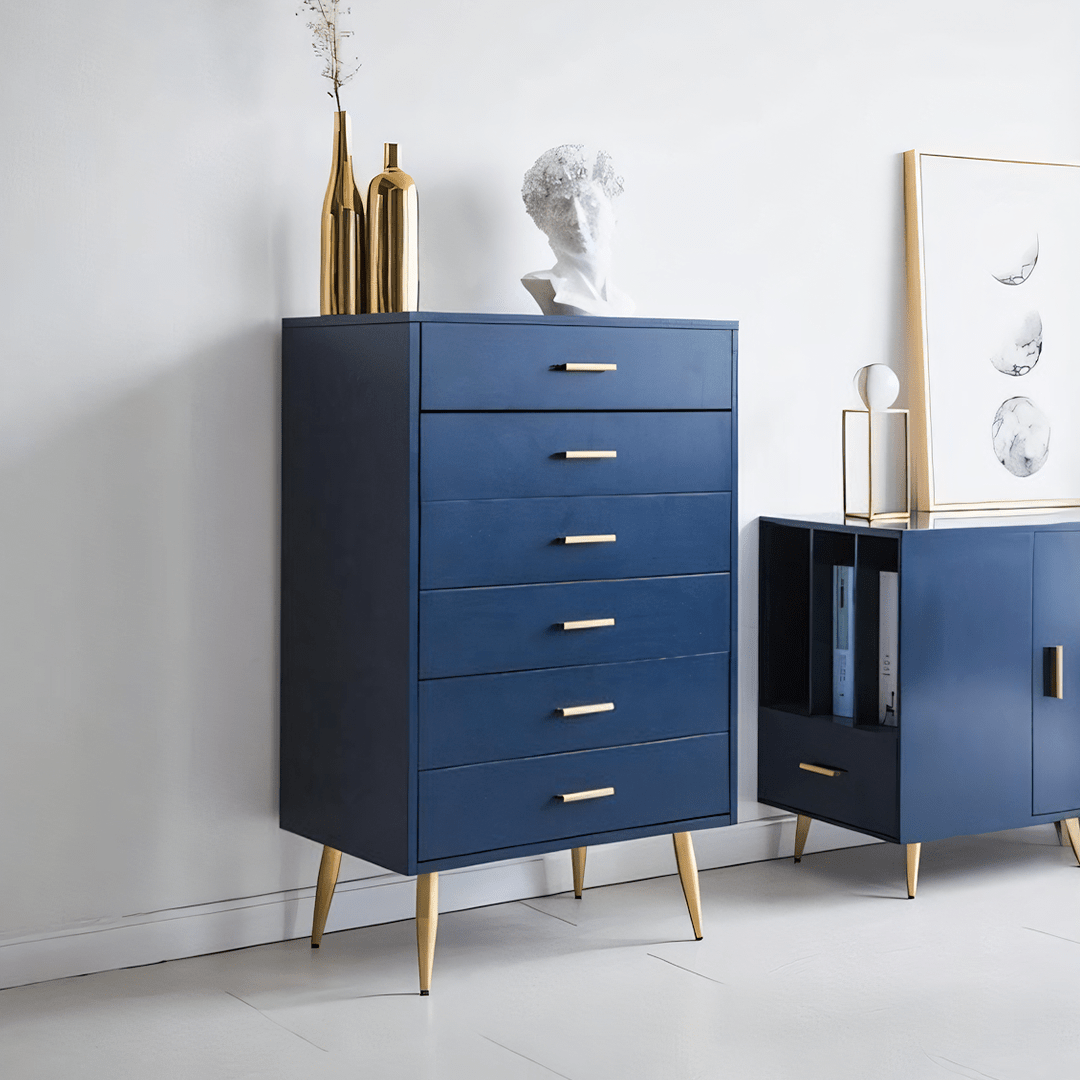 Odie Chests Of Drawers, Blue - Miola
