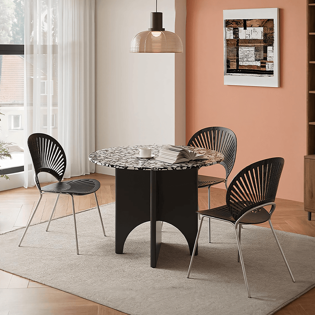 Oighrig Terrazzo Round Dining Table - Miola