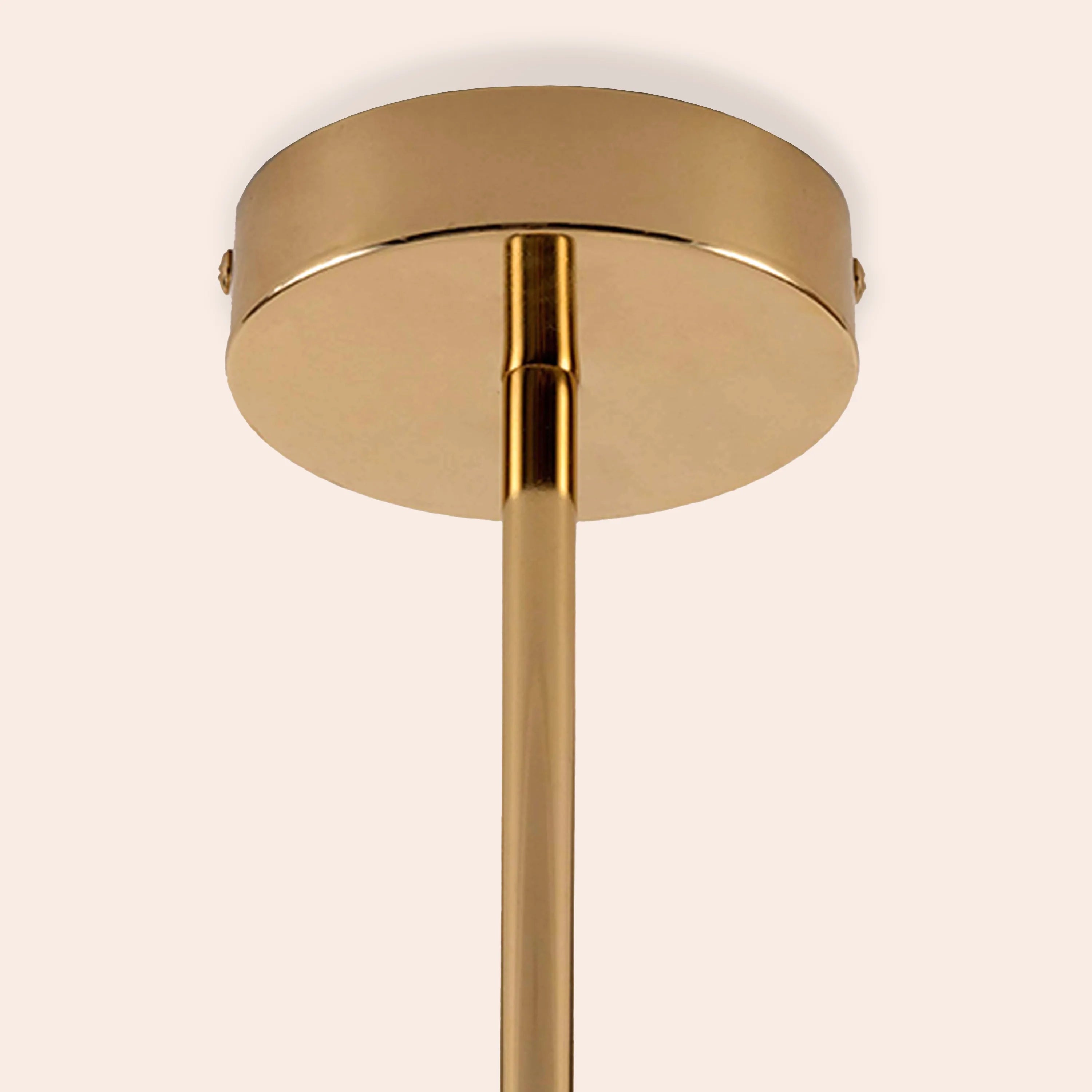 Brass opal disk ceiling light - Miola