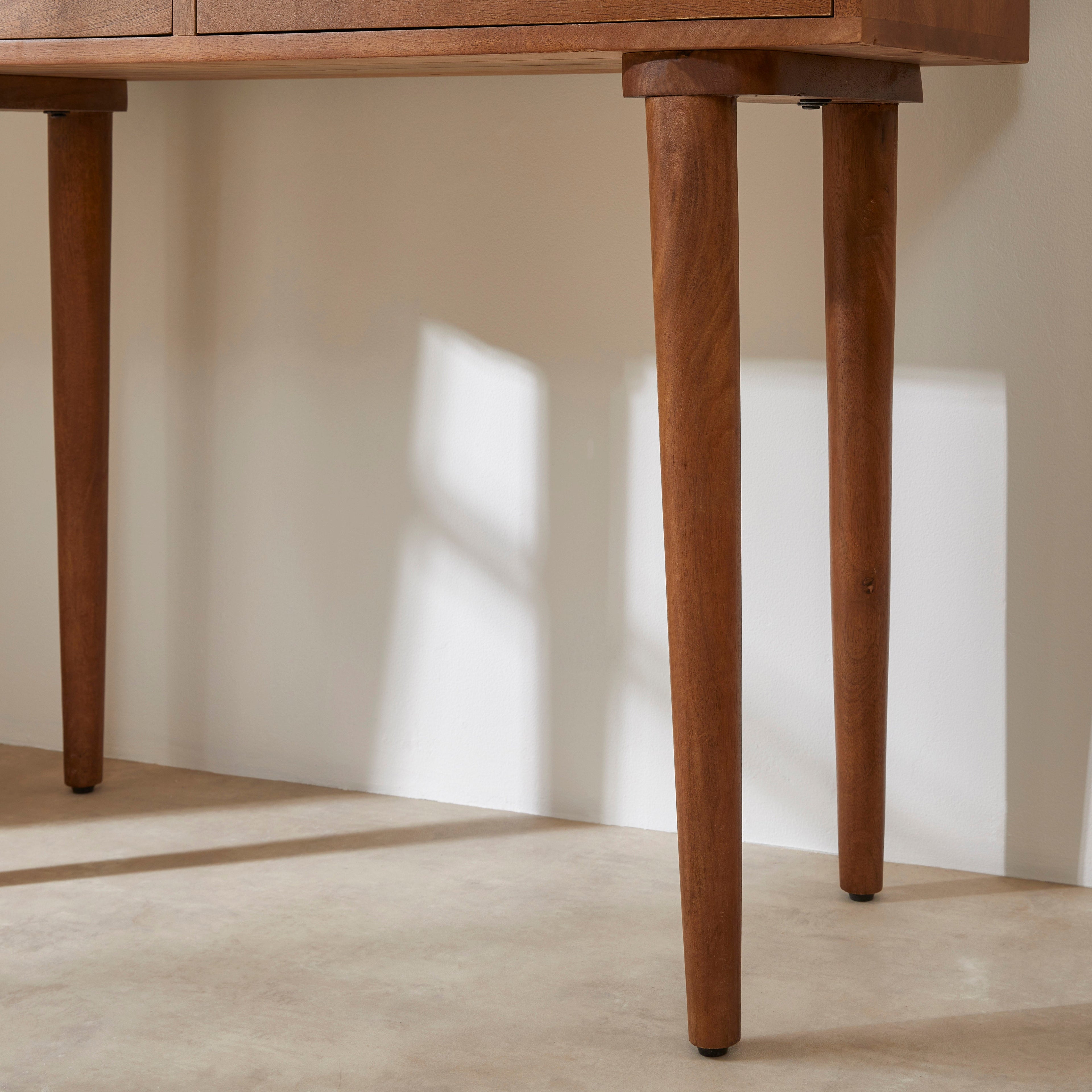 Scandinavian Walnut Oslo Console, Dressing Table, and Desk - Miola