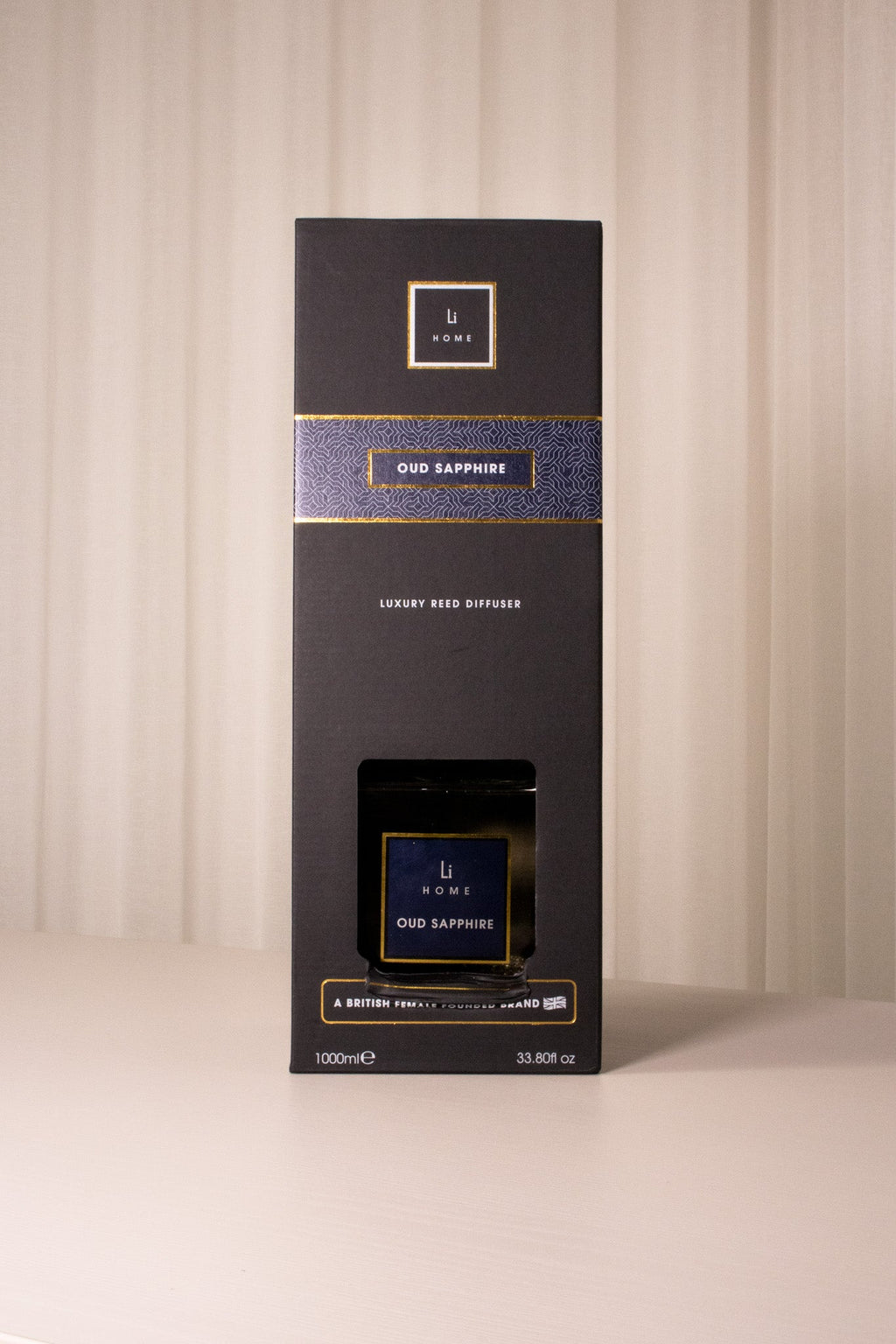 Luxury Square Diffuser - Oud Sapphire - Miola