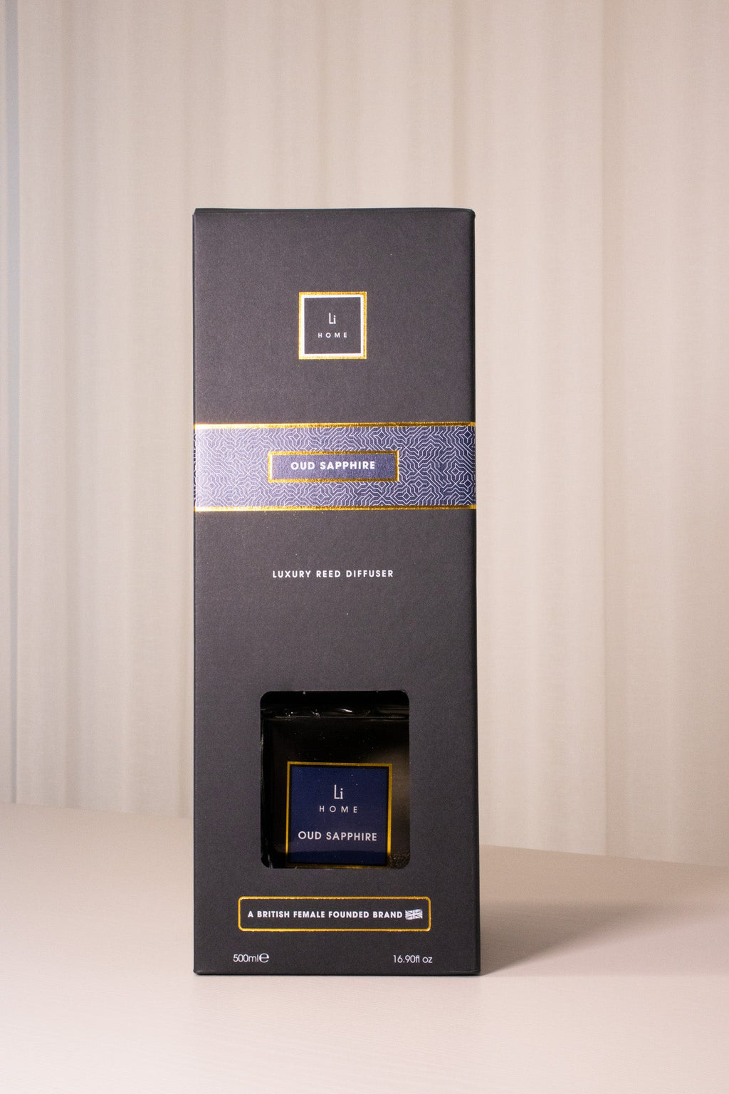 Luxury Square Diffuser - Oud Sapphire - Miola