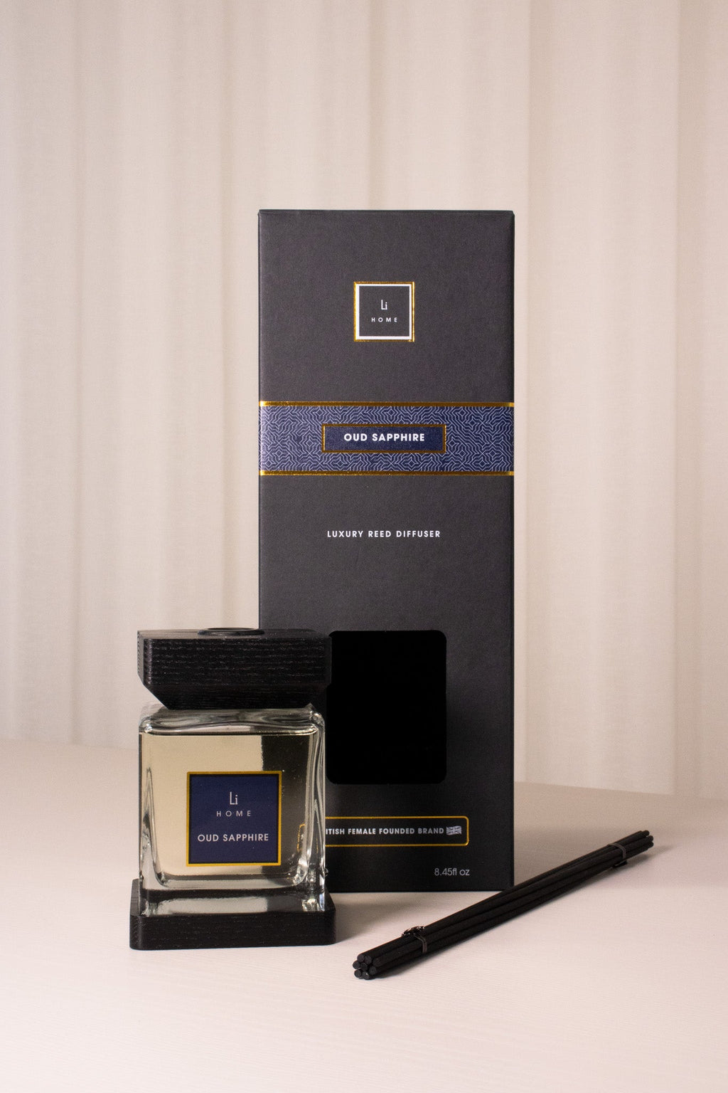 Luxury Square Diffuser - Oud Sapphire - Miola