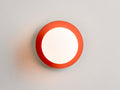 Peel orange opal disk wall light - Miola