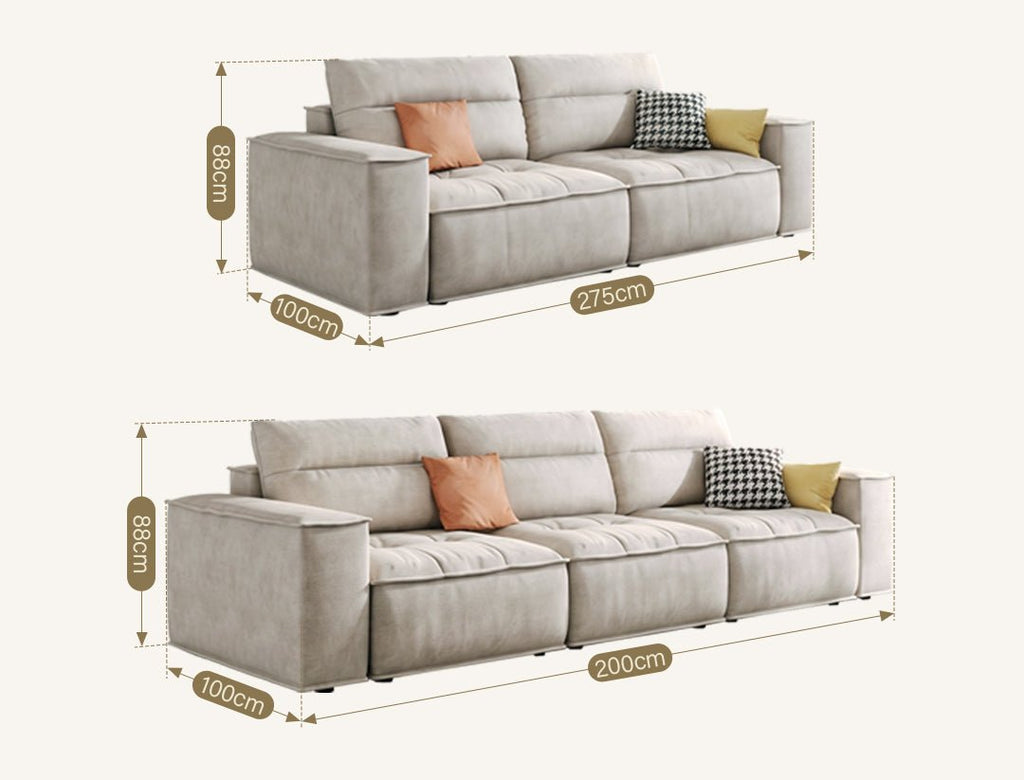 R97 Lou Two Seater, Three Seater, Four Seater, Five Seater Sofa, Corner Sofa, Leathaire - Miola