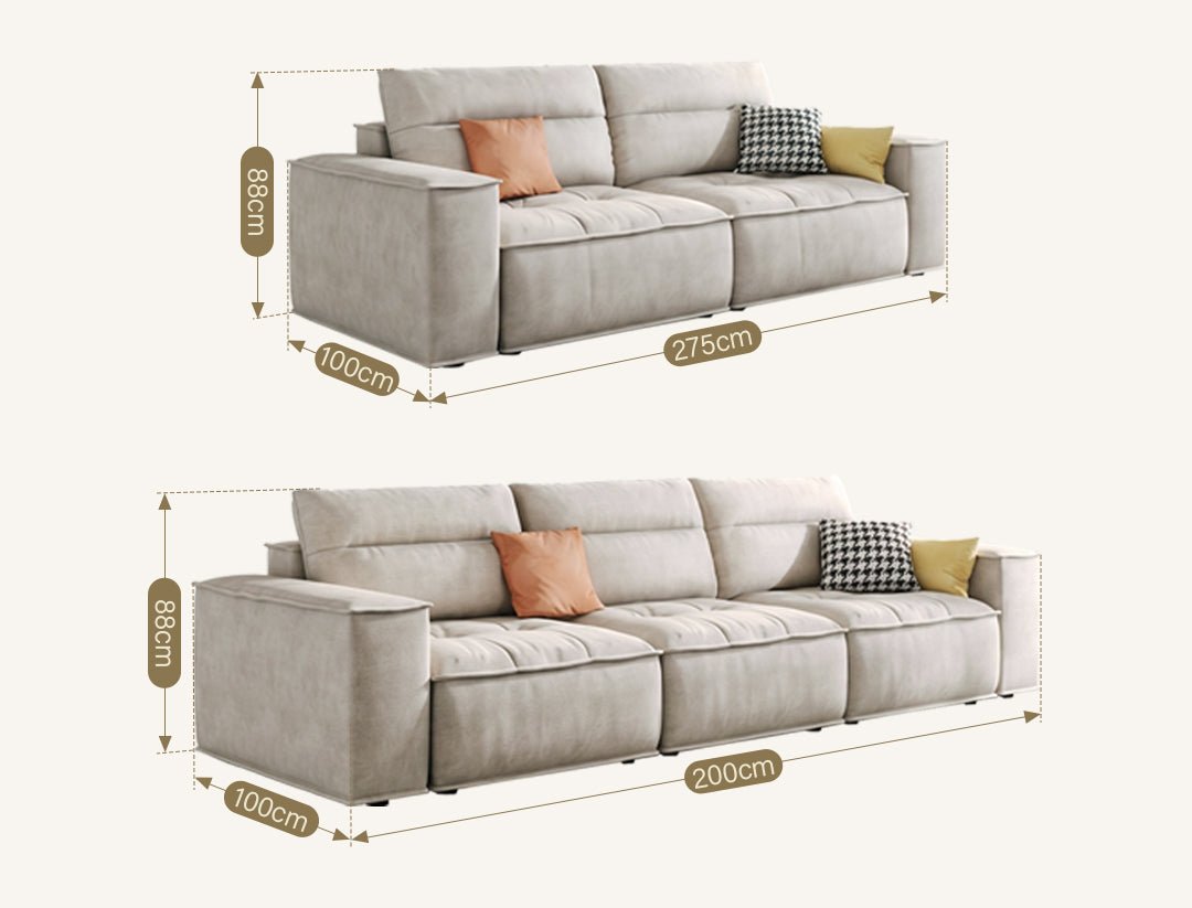 R97 Lou Two Seater, Three Seater, Four Seater, Five Seater Sofa, Corner Sofa, Leathaire - Miola