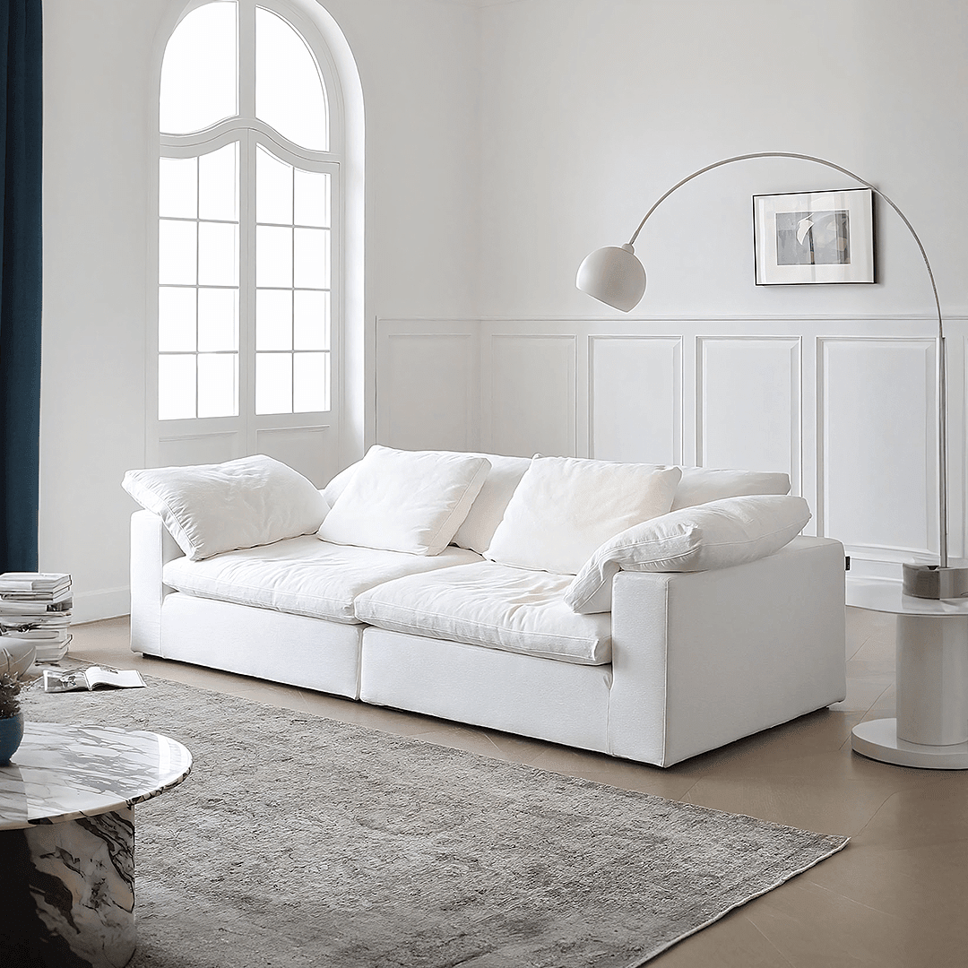 Ransom Two Seater Sofa, Linen - Miola