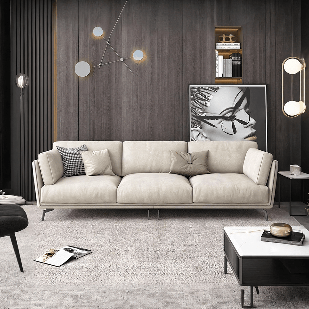 Reynold Two Seater Sofa, Leatheraire - Miola