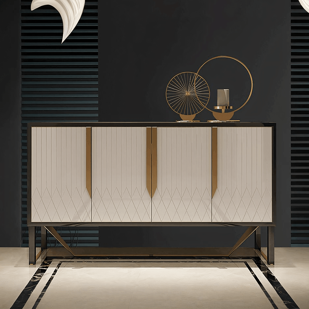 S912 Sideboard, Khaki & Gold - Miola
