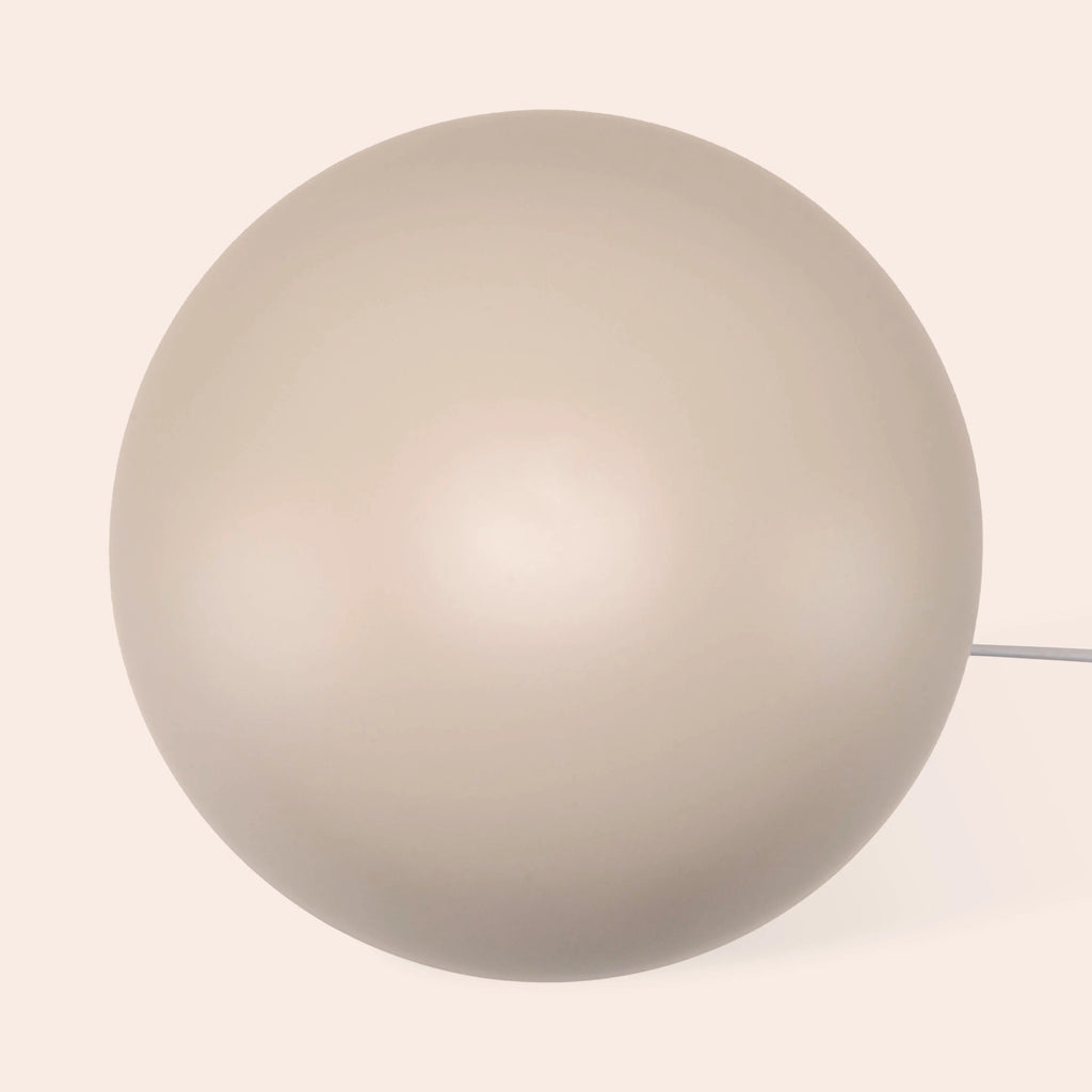 Sand Grey Dome Mushroom Table Lamp - Miola