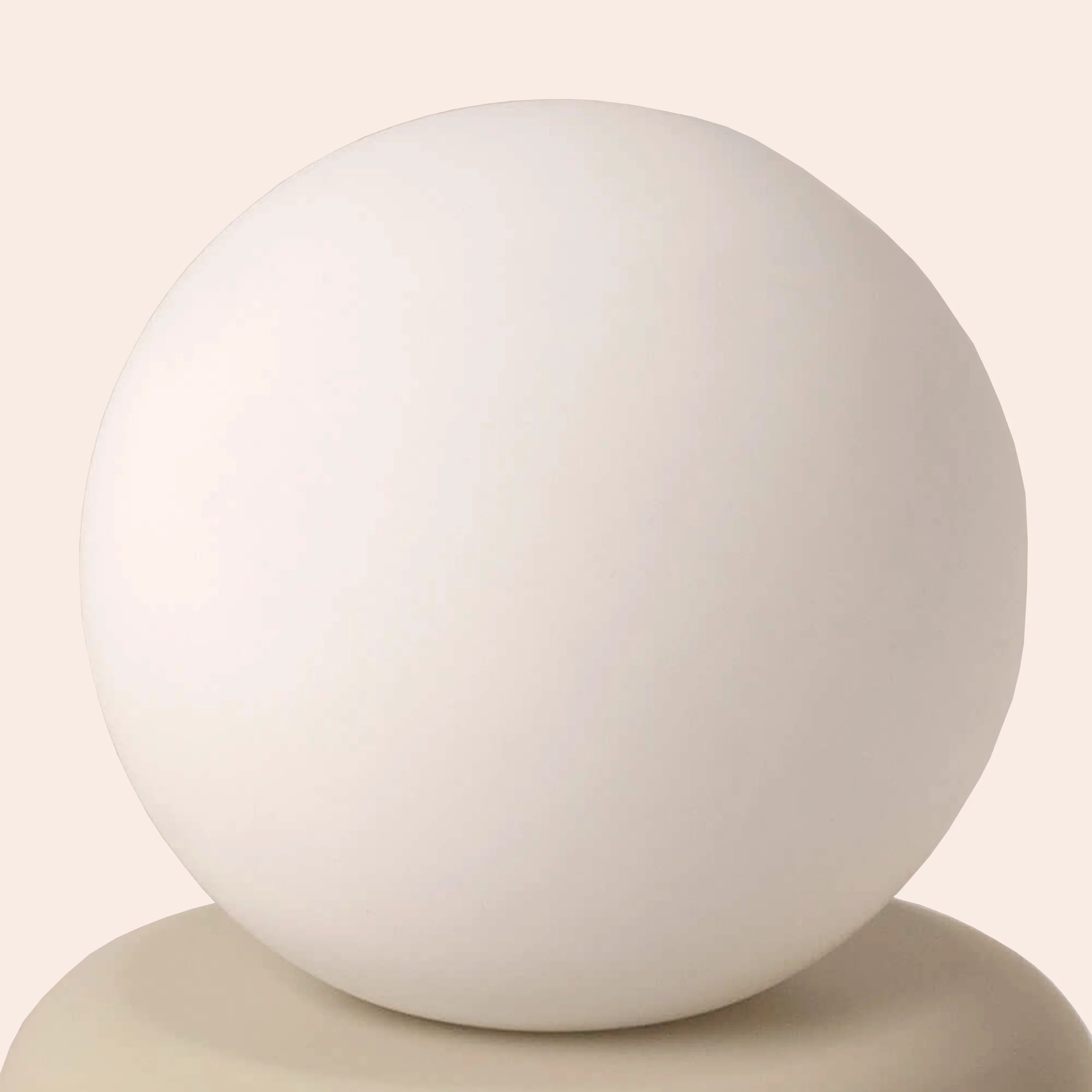 Sand grey tube cordless table lamp