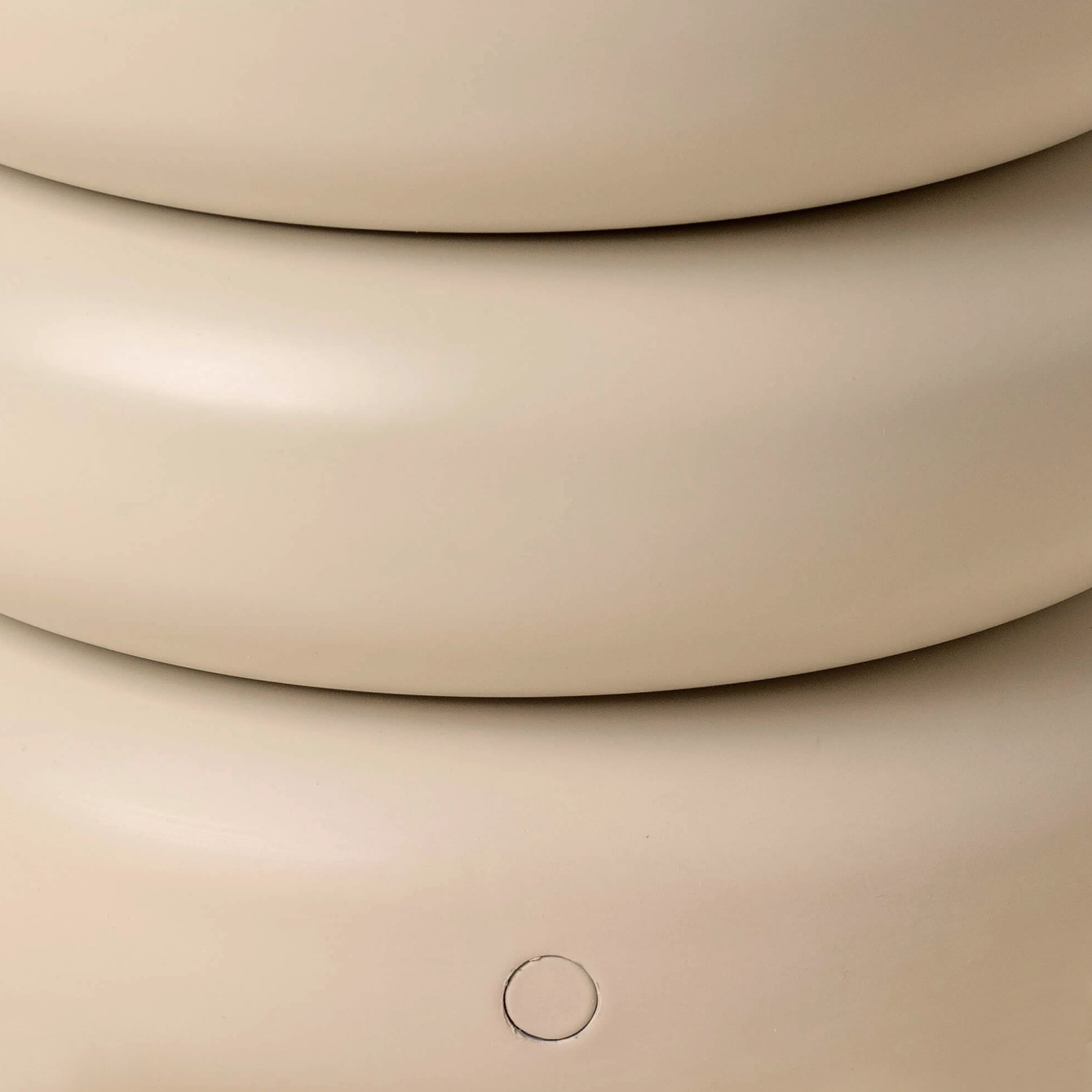 Sand grey tube cordless table lamp