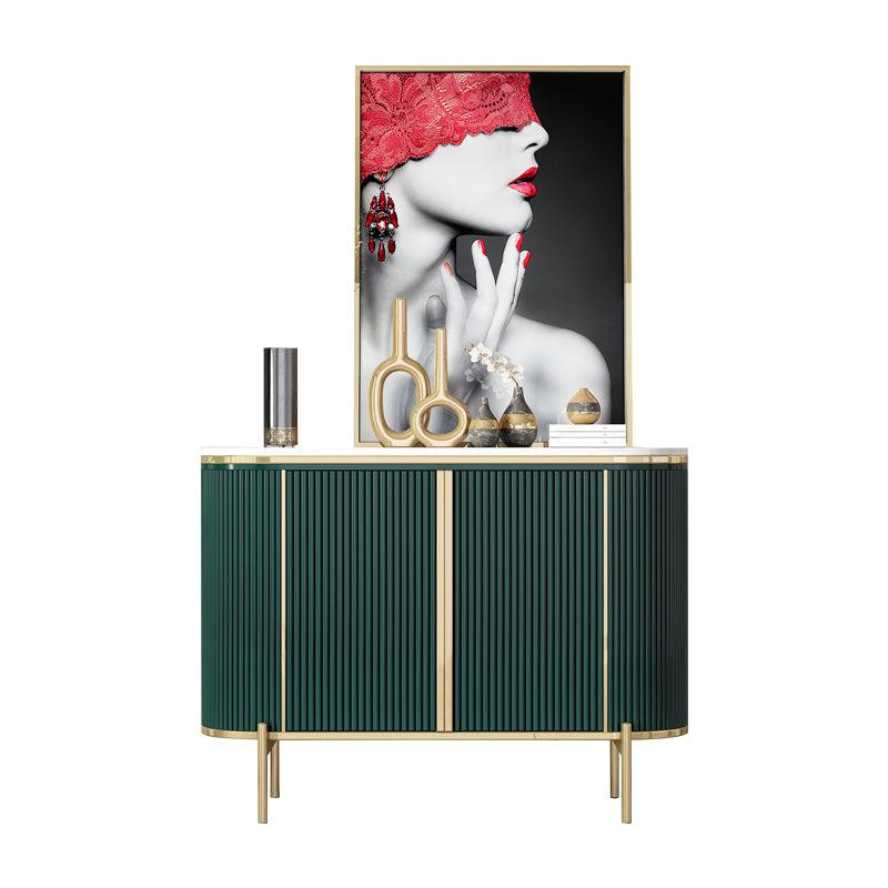 Elec Sideboard, Green & Gold - Miola