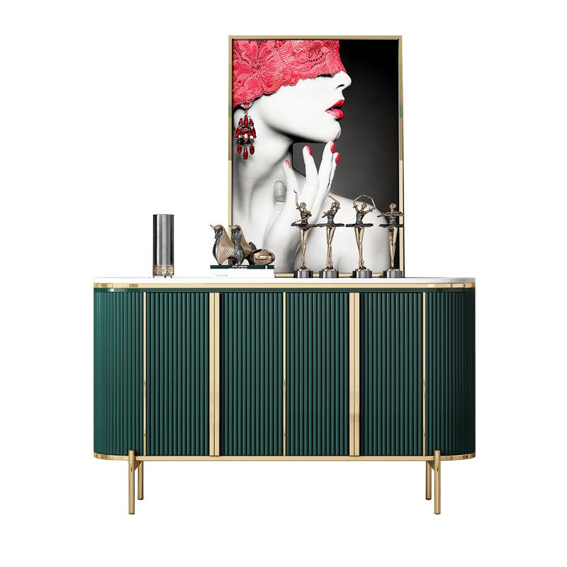 Elec Sideboard, Green & Gold - Miola