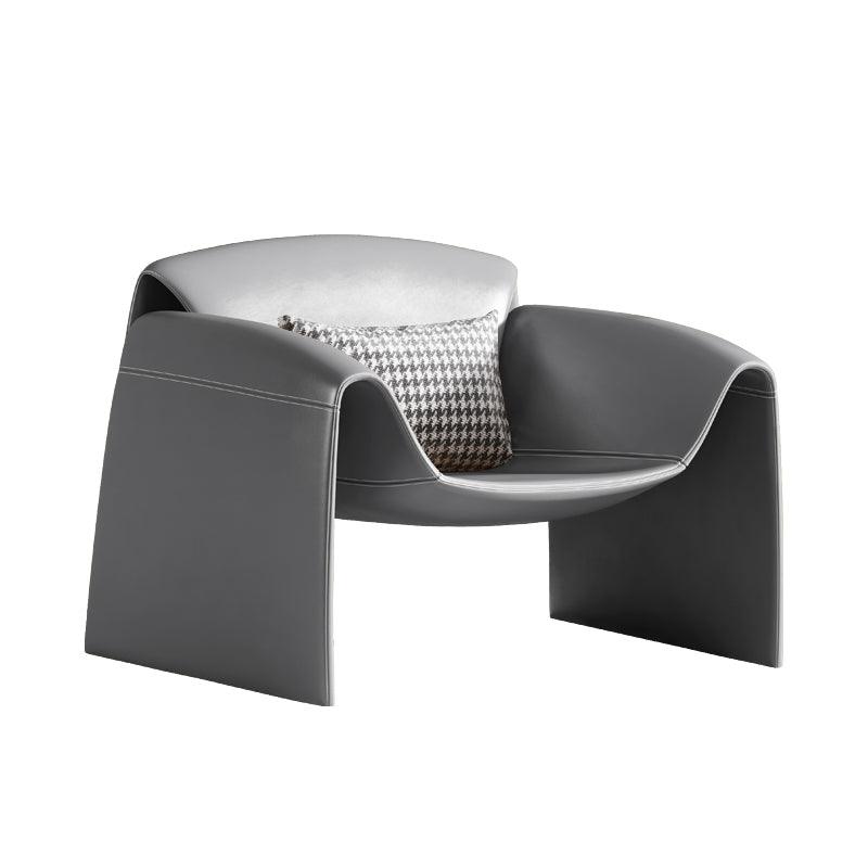 U Shape Armchair, Leather - Miola