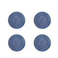Round Braided Woven Placemats, Set of 4 Pieces - Miola