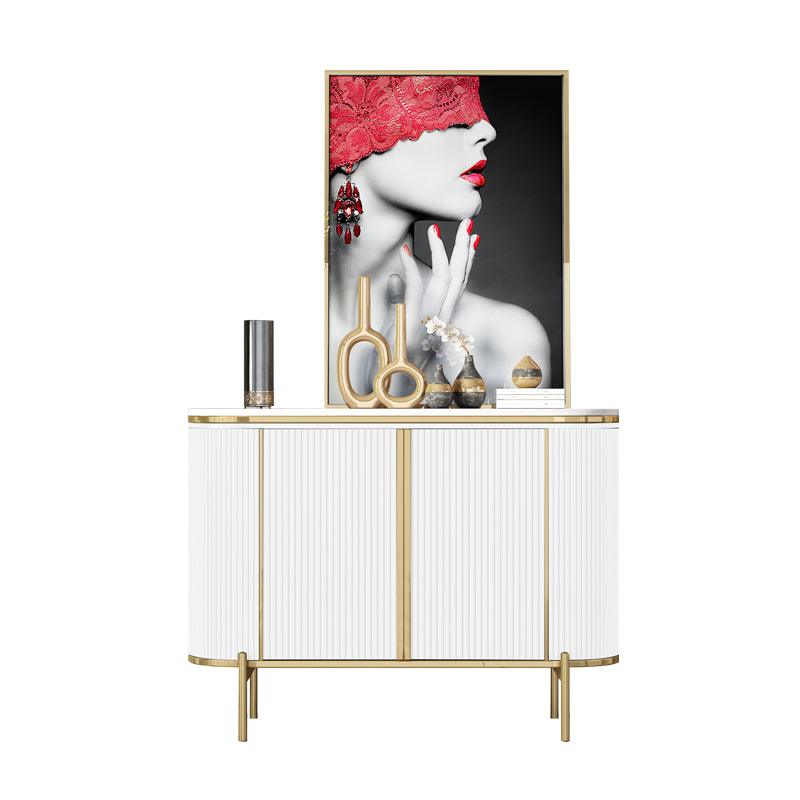 Elec Sideboard, Green & Gold - Miola