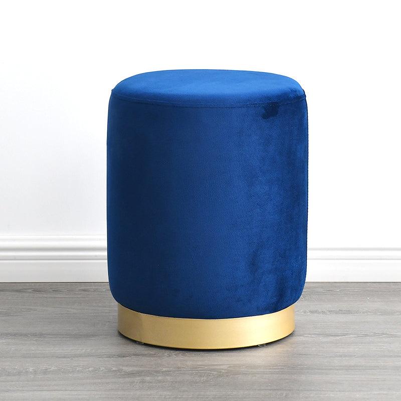 N89 Round Stool, Leather/ Velvet - Miola