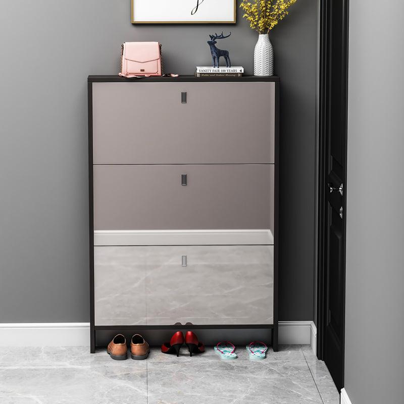 Knauss Mirrored Shoe Storage, Halllway - Miola