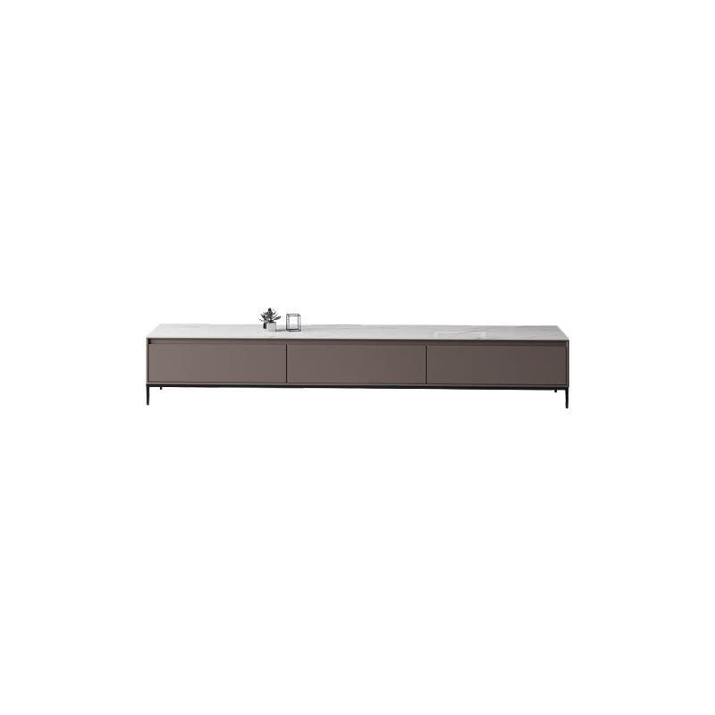 Alvis Coffee Table Set With Stool, Sintered Stone - Miola