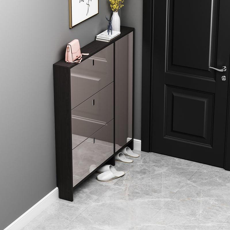 Knauss Mirrored Shoe Storage, Halllway - Miola