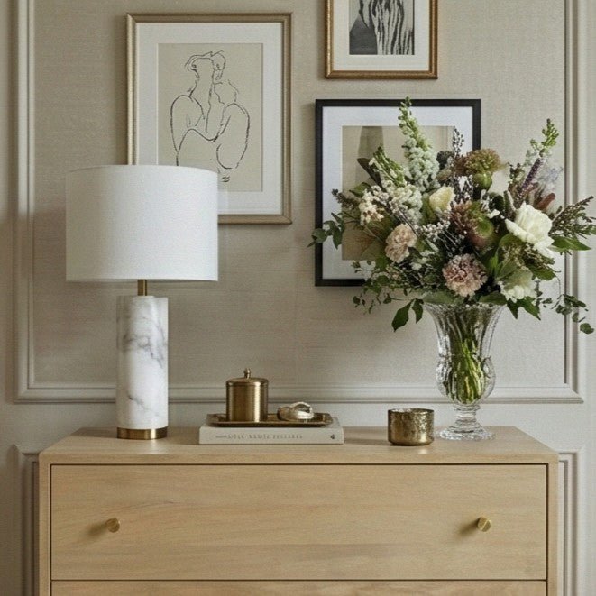 Minimalist Mango Wood Light Oak Oslo Chest of 3 Drawers - Miola