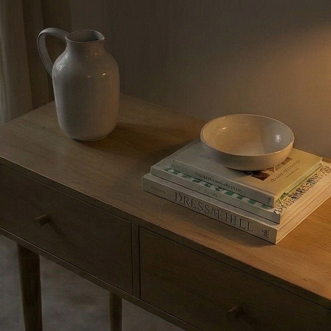 Minimalist Mango Oslo Console, Dressing Table, and Desk - Miola