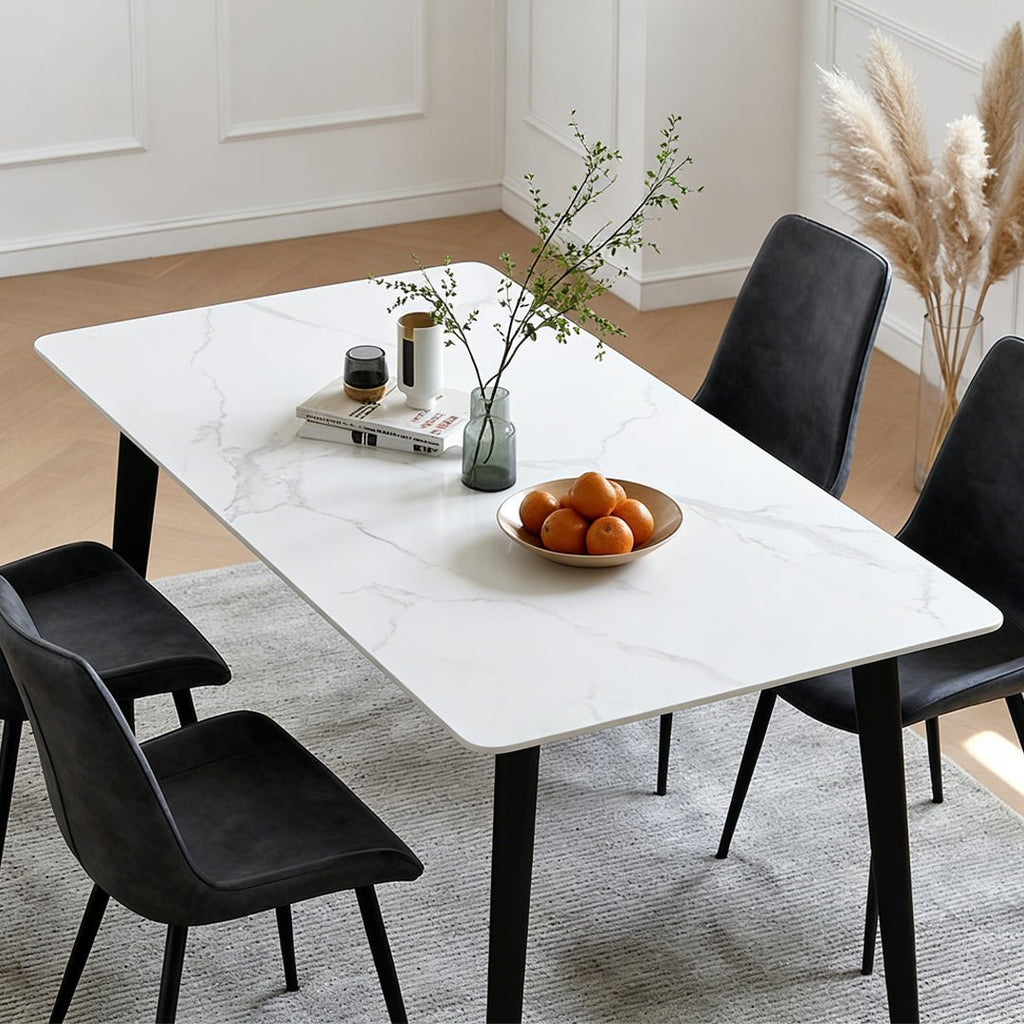 Samirah Dining Table, Sintered Stone - Miola
