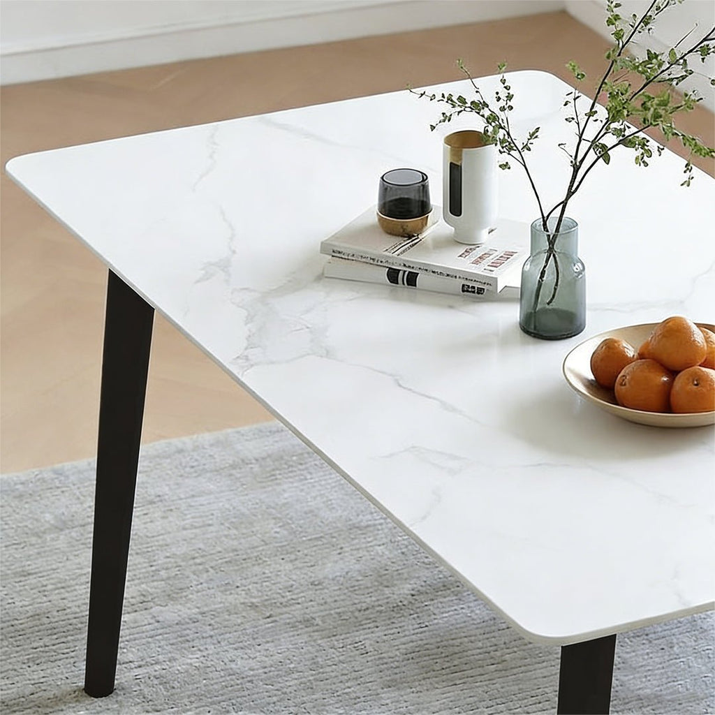 Samirah Dining Table, Sintered Stone - Miola