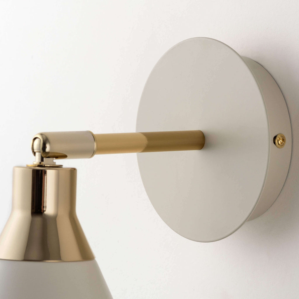 Sand Grey Cone Wall Light - Miola