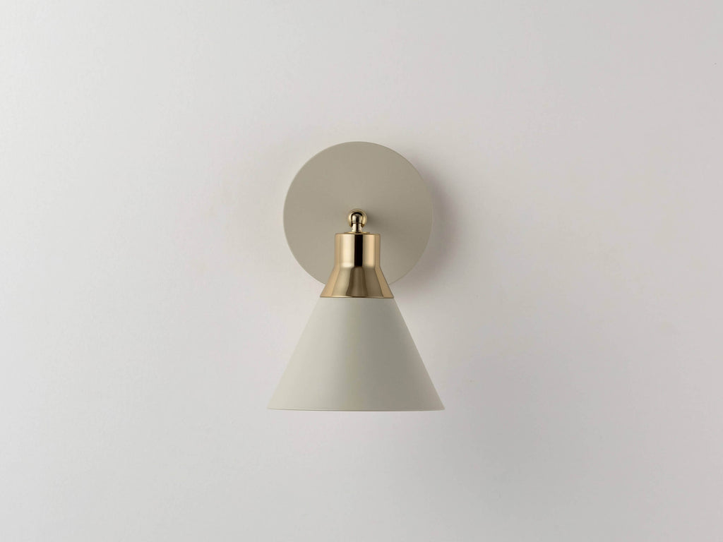 Sand Grey Cone Wall Light - Miola