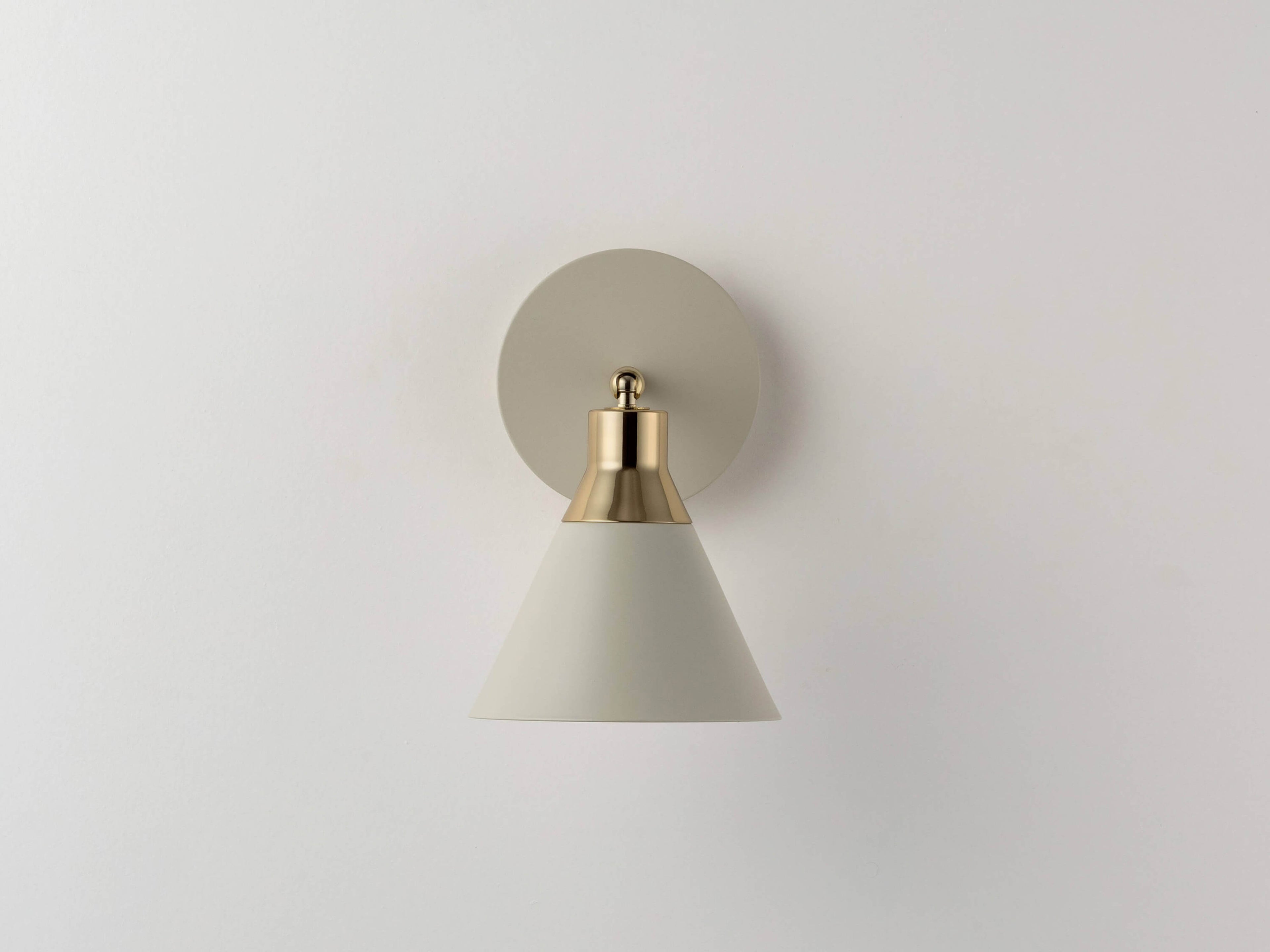 Sand Grey Cone Wall Light - Miola