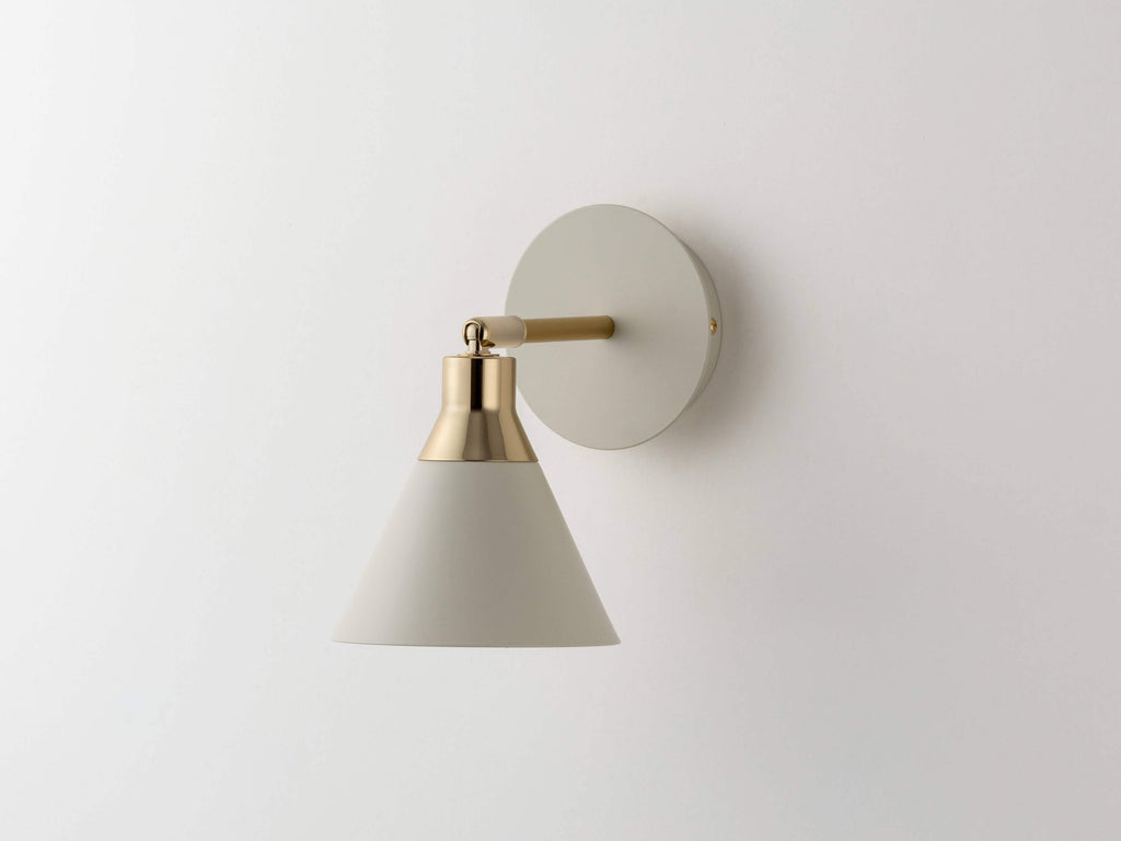 Sand Grey Cone Wall Light - Miola