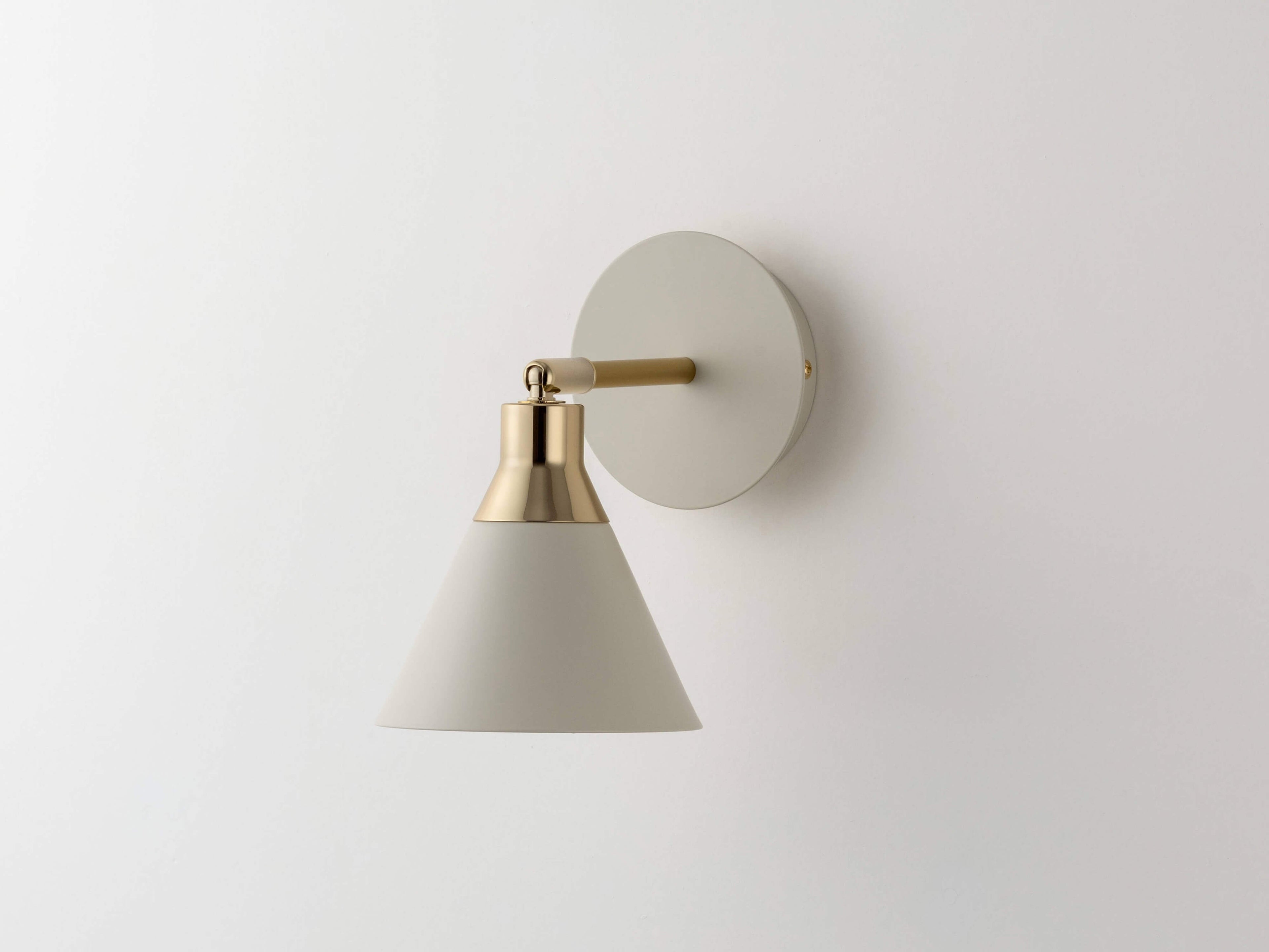 Sand Grey Cone Wall Light - Miola