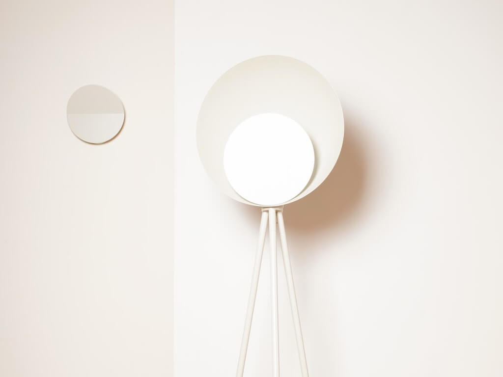 Sand grey diffuser wall light - Miola