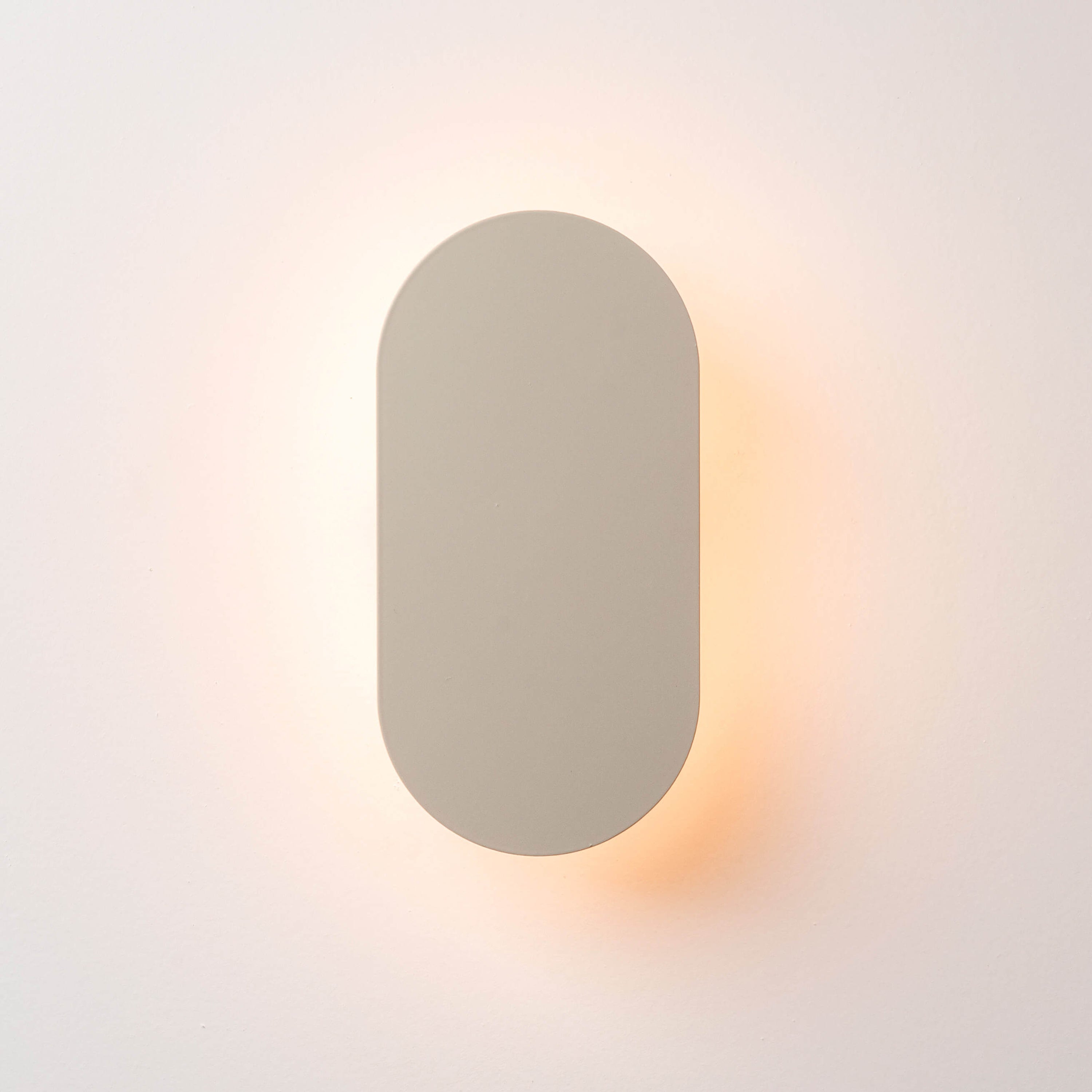 Sand grey mini diffuser wall light - Miola