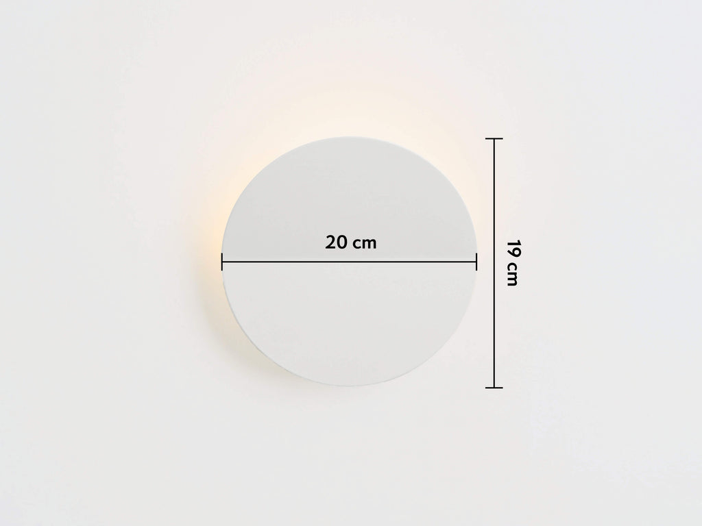 Sand grey diffuser wall light - Miola