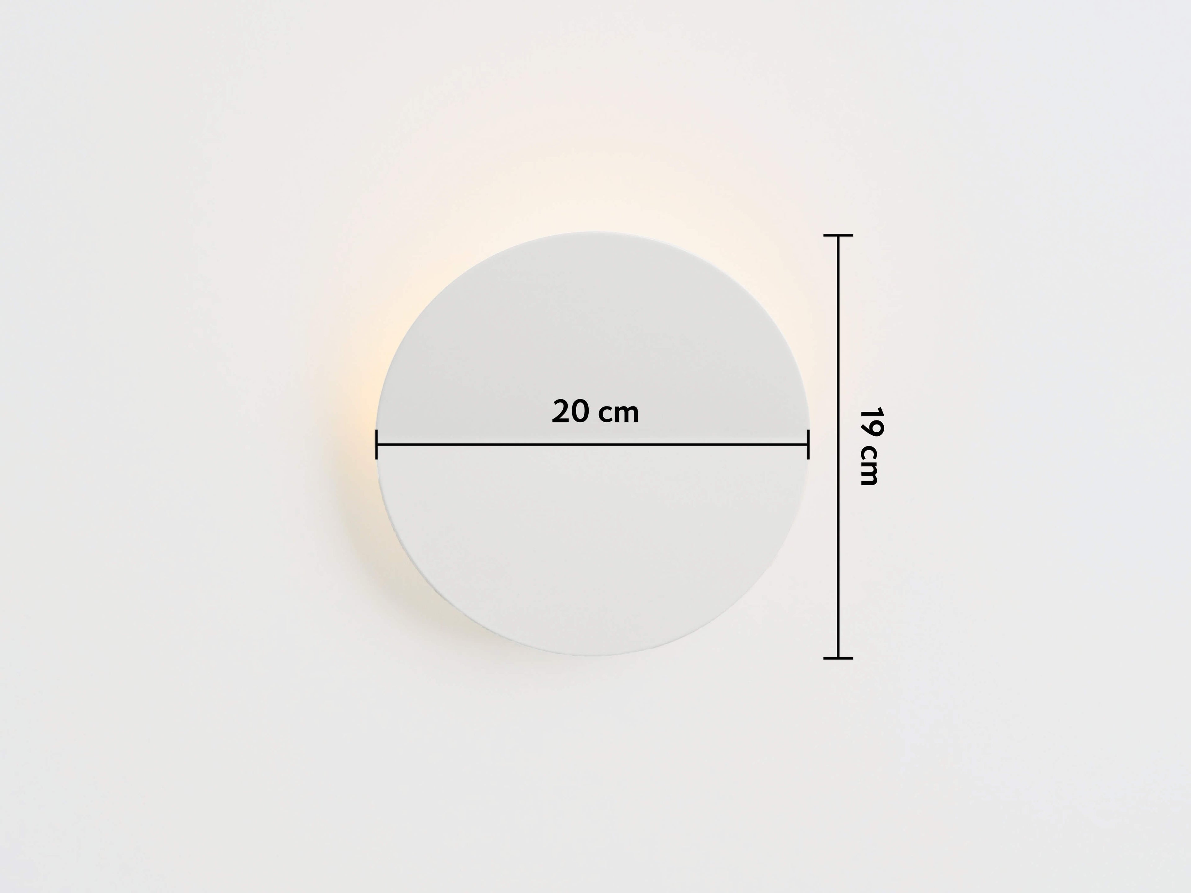 Sand grey diffuser wall light - Miola