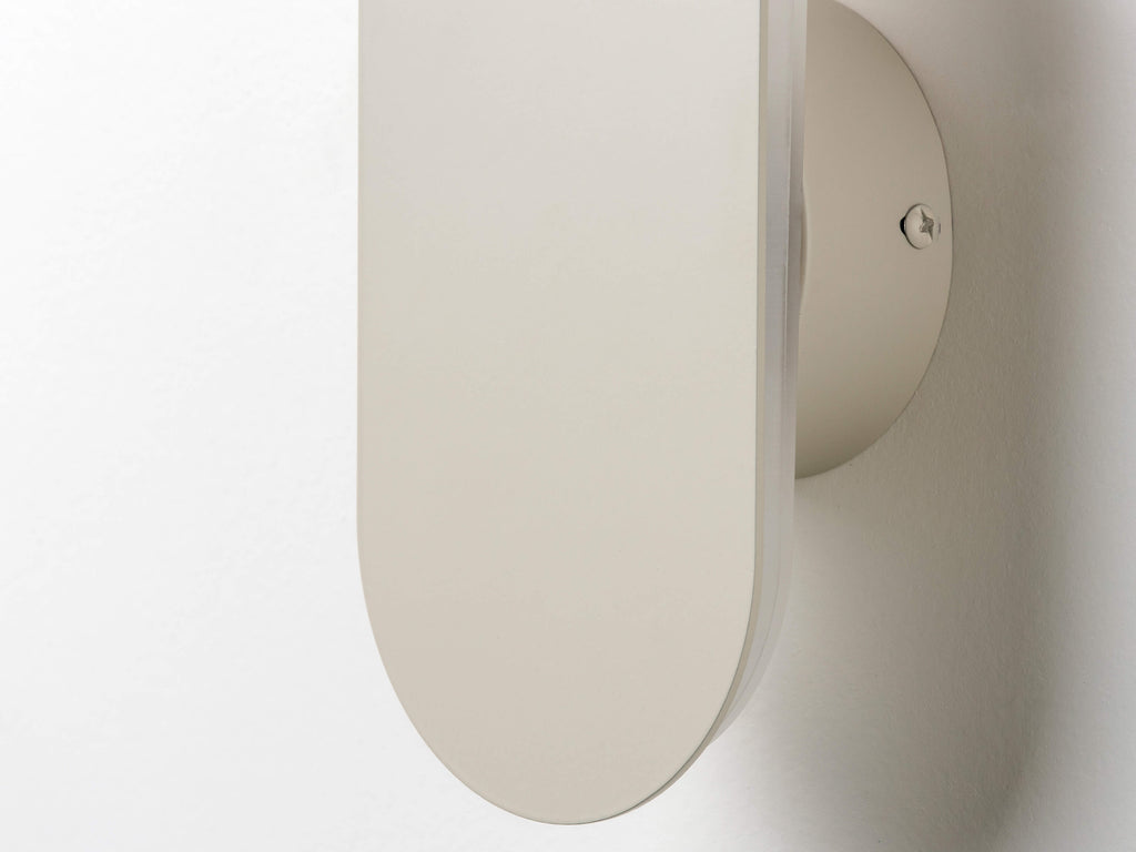 Sand grey mini diffuser wall light - Miola