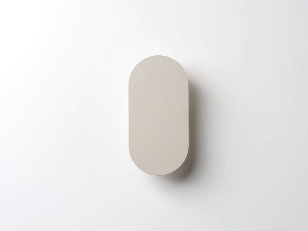 Sand grey mini diffuser wall light - Miola
