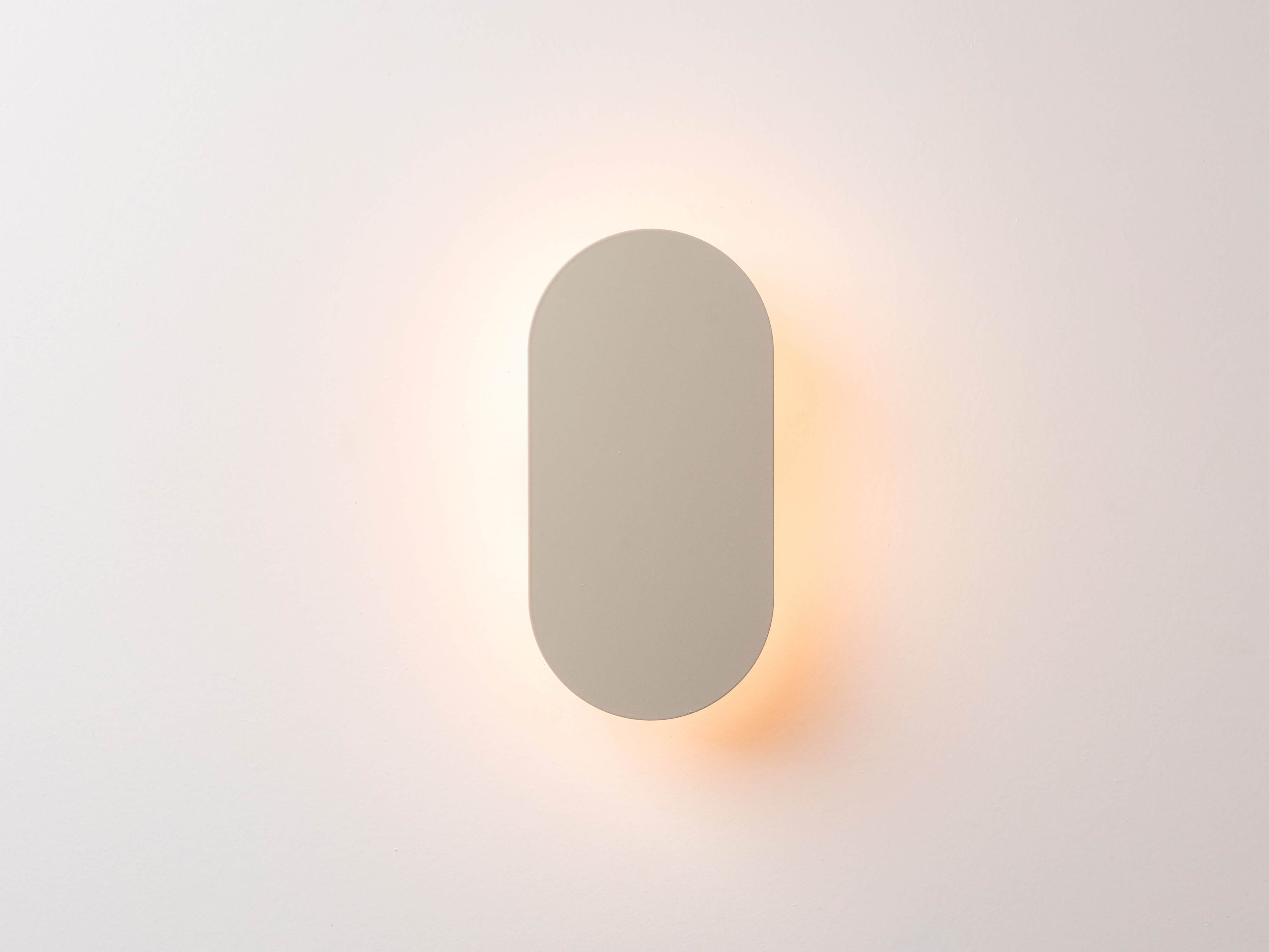 Sand grey mini diffuser wall light - Miola