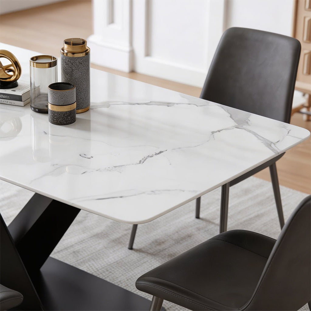 Sanders Dining Table, Sintered Stone - Miola